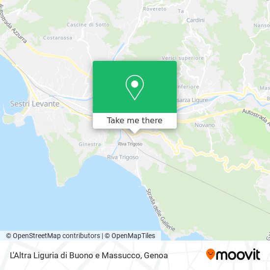 L'Altra Liguria di Buono e Massucco map