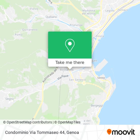 Condominio Via Tommaseo 44 map