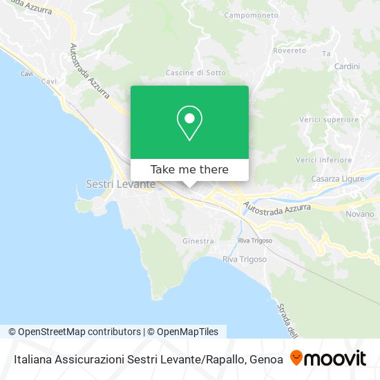 Italiana Assicurazioni Sestri Levante / Rapallo map