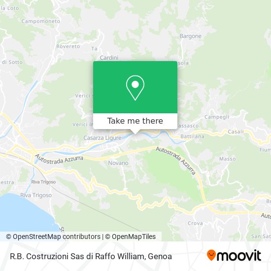 R.B. Costruzioni Sas di Raffo William map