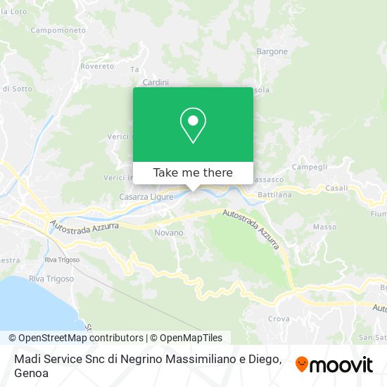 Madi Service Snc di Negrino Massimiliano e Diego map