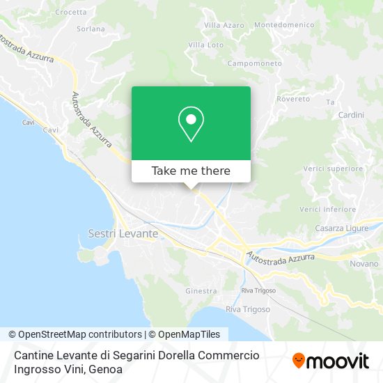 Cantine Levante di Segarini Dorella Commercio Ingrosso Vini map
