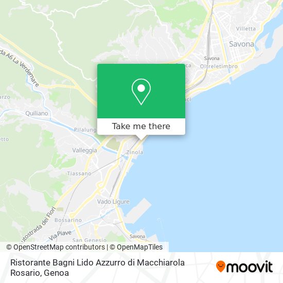 Ristorante Bagni Lido Azzurro di Macchiarola Rosario map