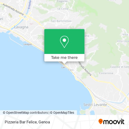 Pizzeria Bar Felice map