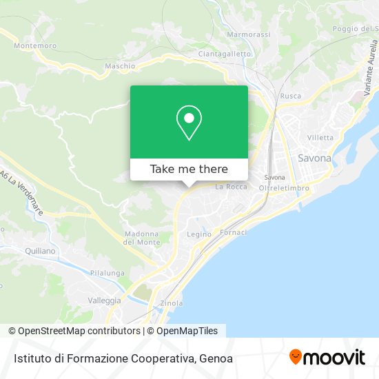 Istituto di Formazione Cooperativa map