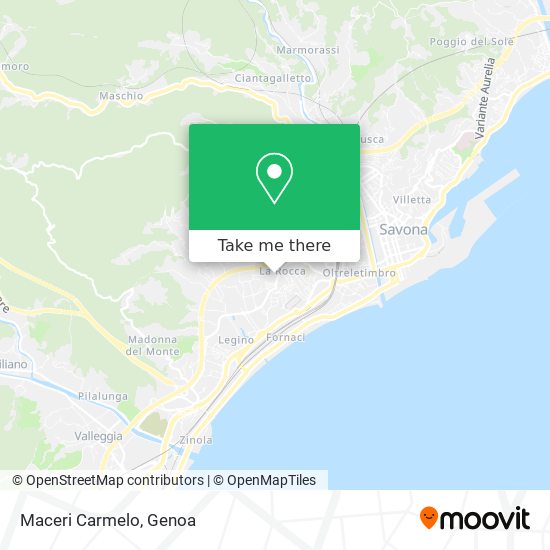 Maceri Carmelo map