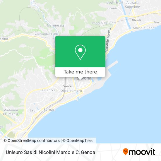 Unieuro Sas di Nicolini Marco e C map