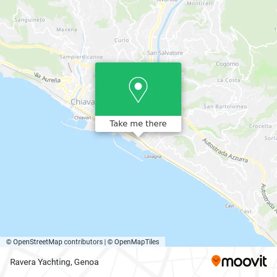 Ravera Yachting map