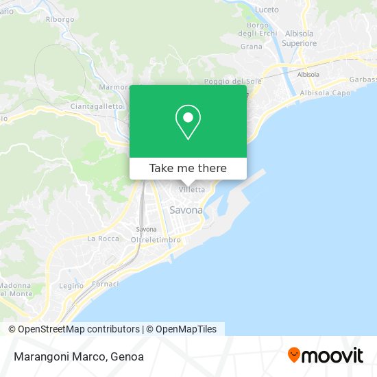Marangoni Marco map