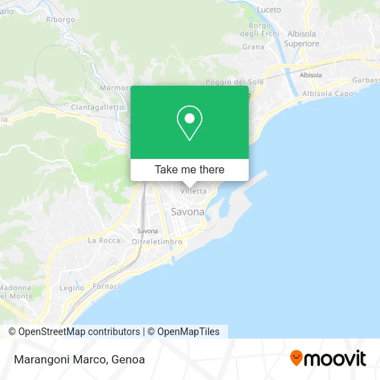 Marangoni Marco map