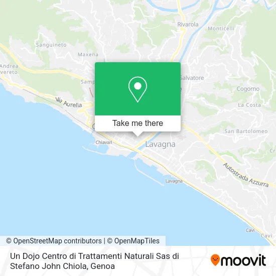 Un Dojo Centro di Trattamenti Naturali Sas di Stefano John Chiola map