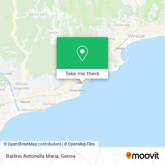 Badino Antonella Maria map