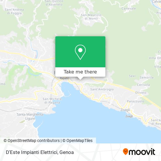 D'Este Impianti Elettrici map