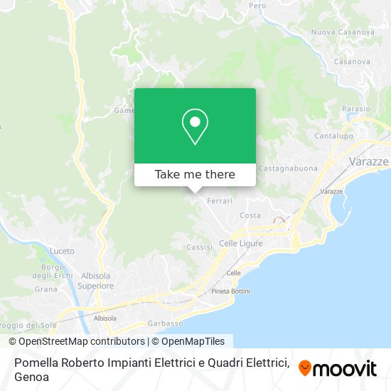 Pomella Roberto Impianti Elettrici e Quadri Elettrici map