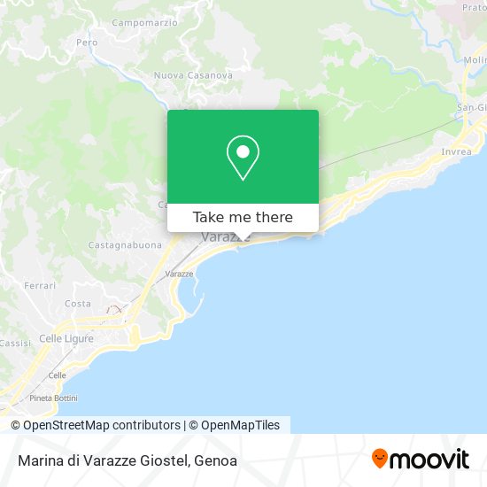 Marina di Varazze Giostel map