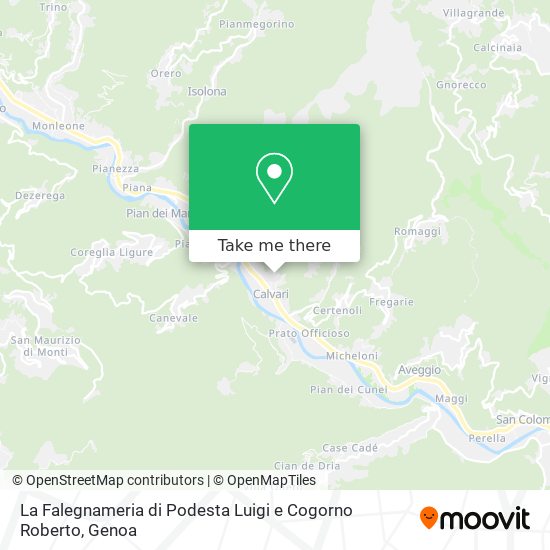 La Falegnameria di Podesta Luigi e Cogorno Roberto map