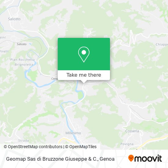 Geomap Sas di Bruzzone Giuseppe & C. map