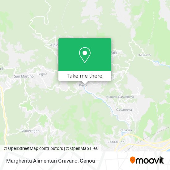 Margherita Alimentari Gravano map