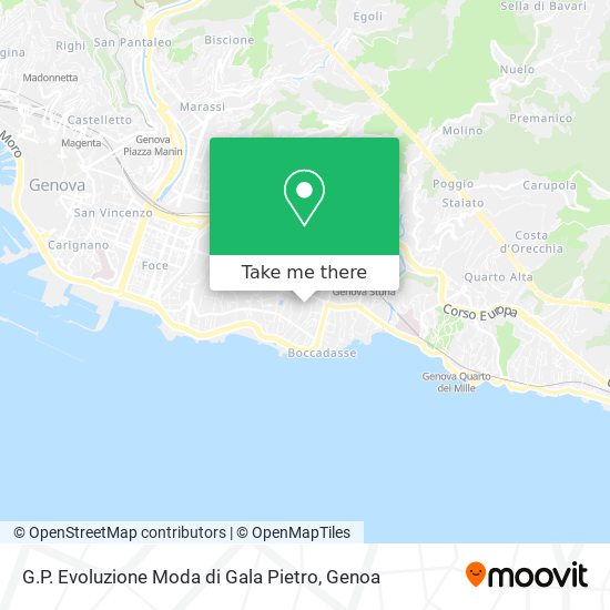 G.P. Evoluzione Moda di Gala Pietro map