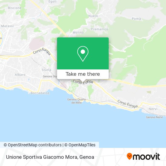 Unione Sportiva Giacomo Mora map