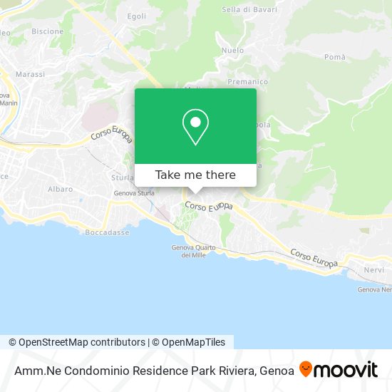 Amm.Ne Condominio Residence Park Riviera map