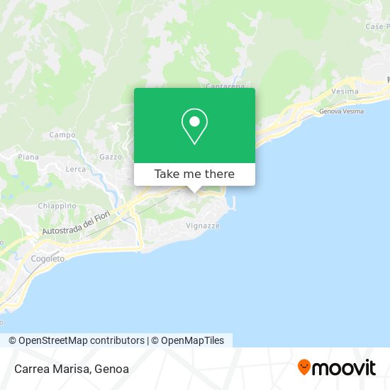 Carrea Marisa map