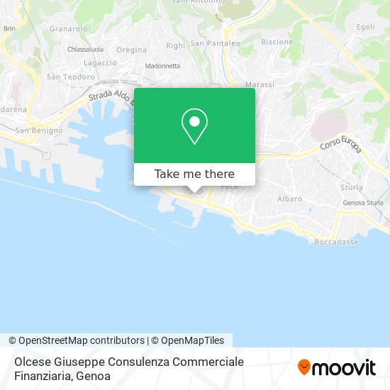 Olcese Giuseppe Consulenza Commerciale Finanziaria map