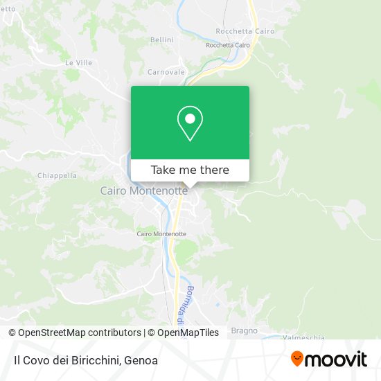 Il Covo dei Biricchini map