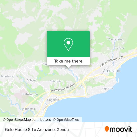 Gelo House Srl a Arenzano map