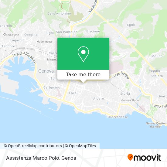 Assistenza Marco Polo map