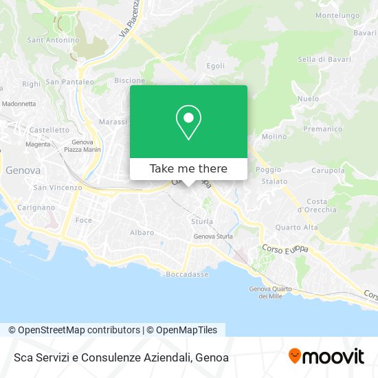 Sca Servizi e Consulenze Aziendali map