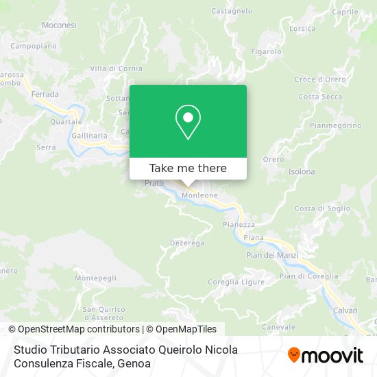Studio Tributario Associato Queirolo Nicola Consulenza Fiscale map