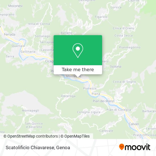 Scatolificio Chiavarese map