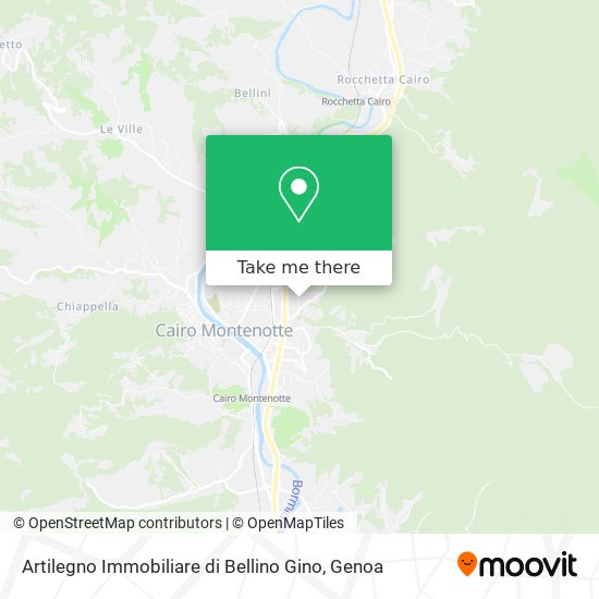 Artilegno Immobiliare di Bellino Gino map