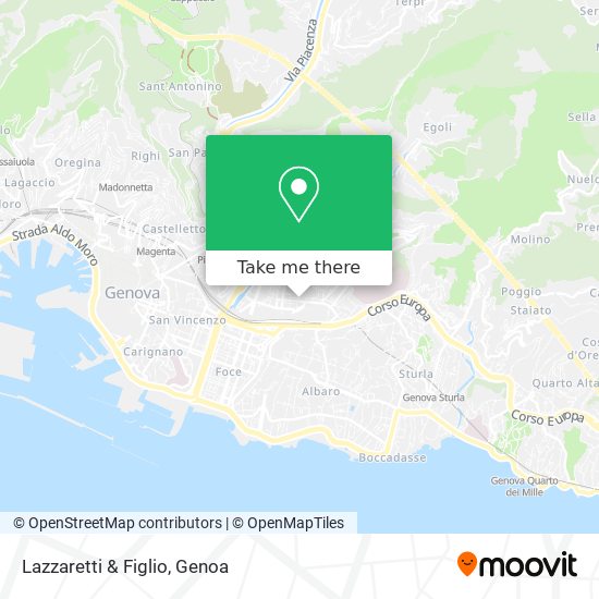 Lazzaretti & Figlio map