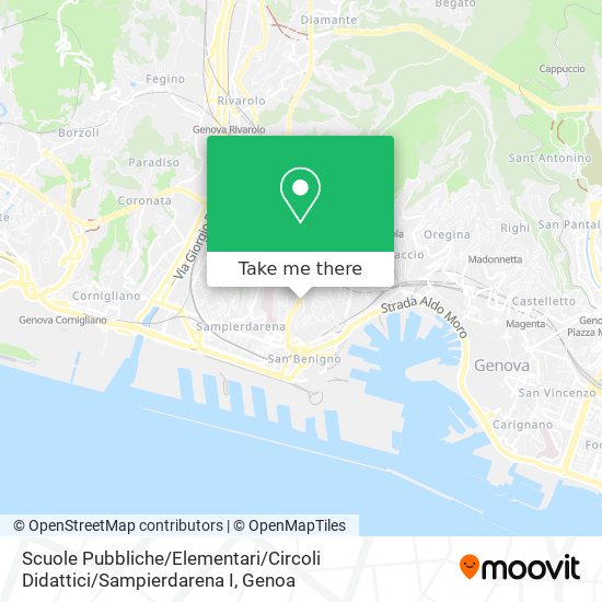 Scuole Pubbliche / Elementari / Circoli Didattici / Sampierdarena I map