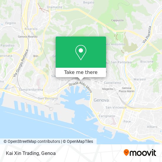 Kai Xin Trading map
