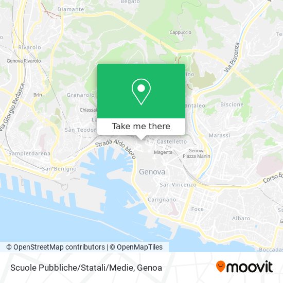Scuole Pubbliche/Statali/Medie map