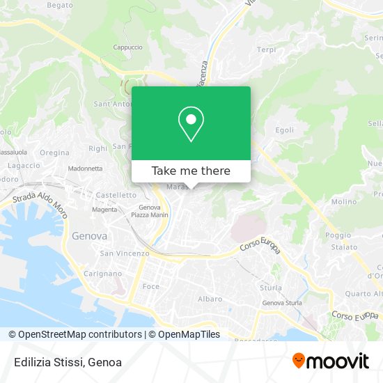 Edilizia Stissi map