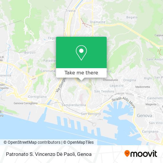 Patronato S. Vincenzo Dè Paoli map