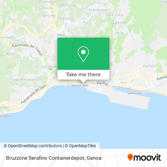 Bruzzone Serafino Containerdepot map