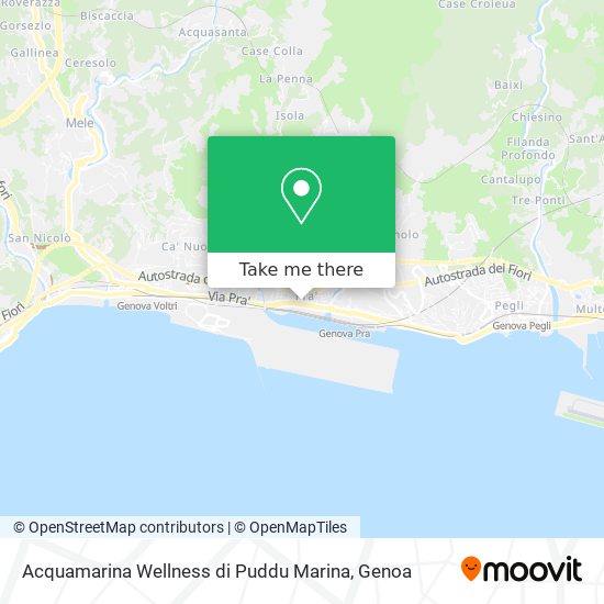 Acquamarina Wellness di Puddu Marina map