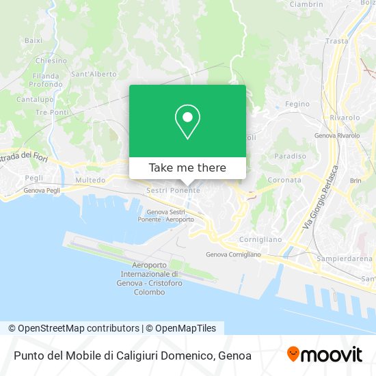 Punto del Mobile di Caligiuri Domenico map