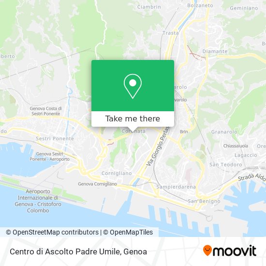 Centro di Ascolto Padre Umile map