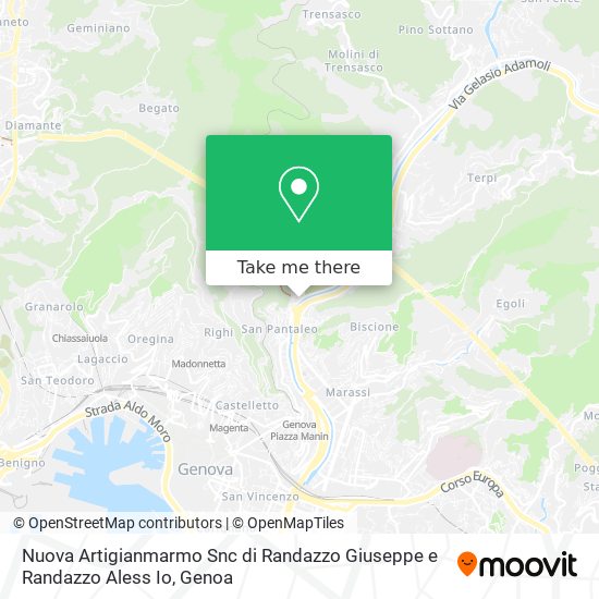 Nuova Artigianmarmo Snc di Randazzo Giuseppe e Randazzo Aless Io map