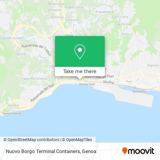 Nuovo Borgo Terminal Containers map