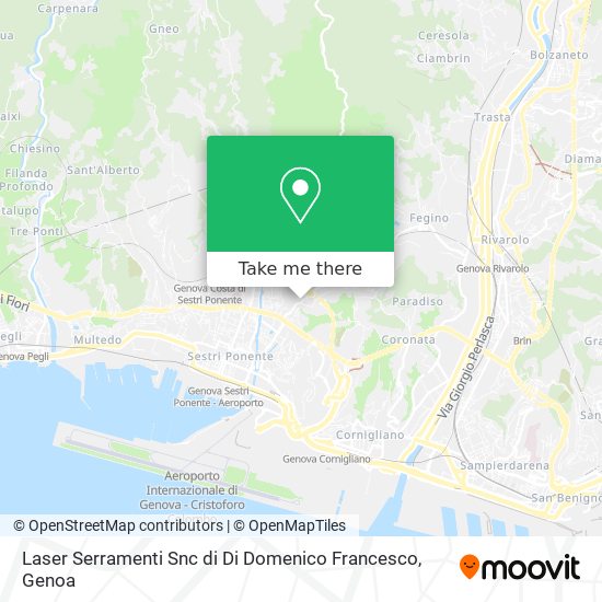 Laser Serramenti Snc di Di Domenico Francesco map