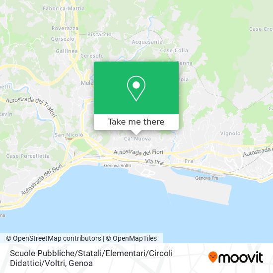 Scuole Pubbliche / Statali / Elementari / Circoli Didattici / Voltri map