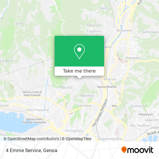 4 Emme Service map