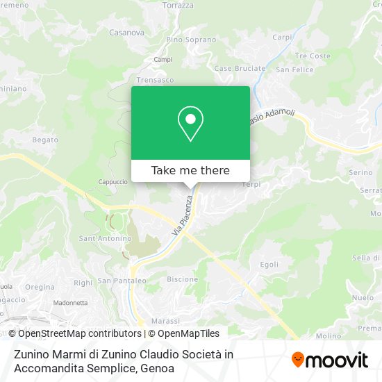 Zunino Marmi di Zunino Claudio Società in Accomandita Semplice map